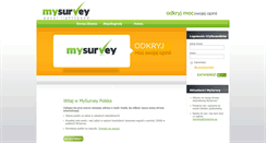 Desktop Screenshot of pl.mysurvey.com
