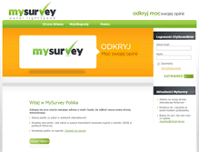 Tablet Screenshot of pl.mysurvey.com